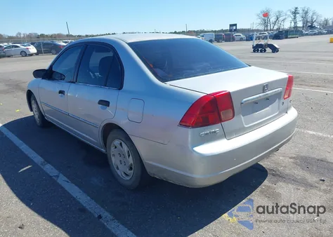 2001 Honda Civic Lx из США, поврежденный, VIN 1HGES16531L024206